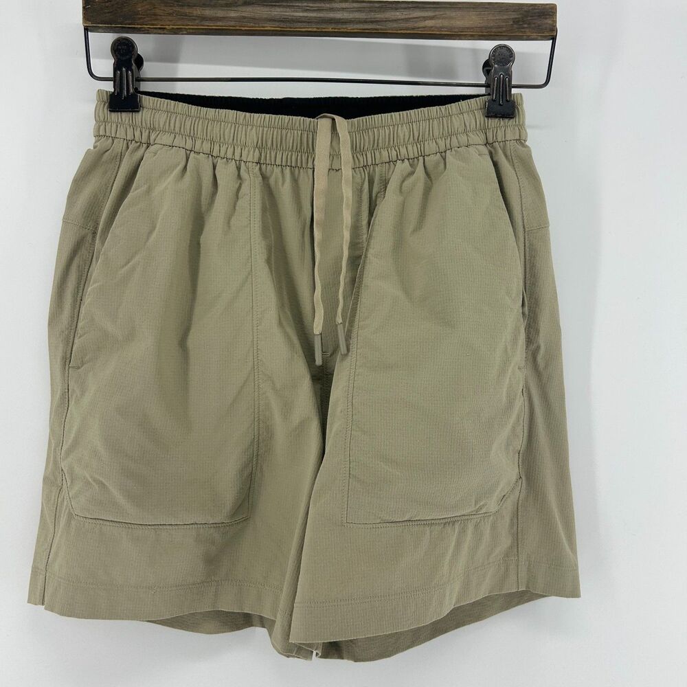 Lululemon Bowline Shorts 5" Ripstop Men's XS Drawstring Stretch Beige Shorts